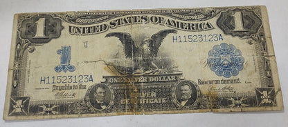 SERIES 1899 ONE DOLLAR SILVER CERTIFICATE LARGE NOTE