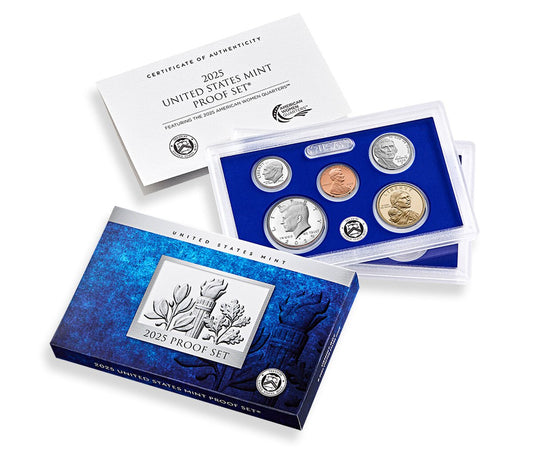 2025 S MINT PROOF SET-10 Proof Coins in Original Mint packaging w/COA
