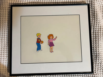 Original production cel featuring Richie from a Hanna-Barbera production of "Richie Rich" – 1980’s