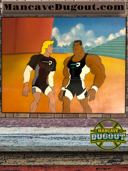 ProStars Animation Cel with 2 legends - Wayne Gretzky & Bo Jackson