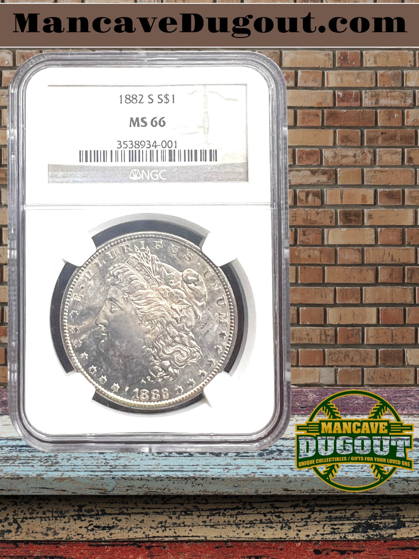 1882 S Morgan Dollar – NGC MS66