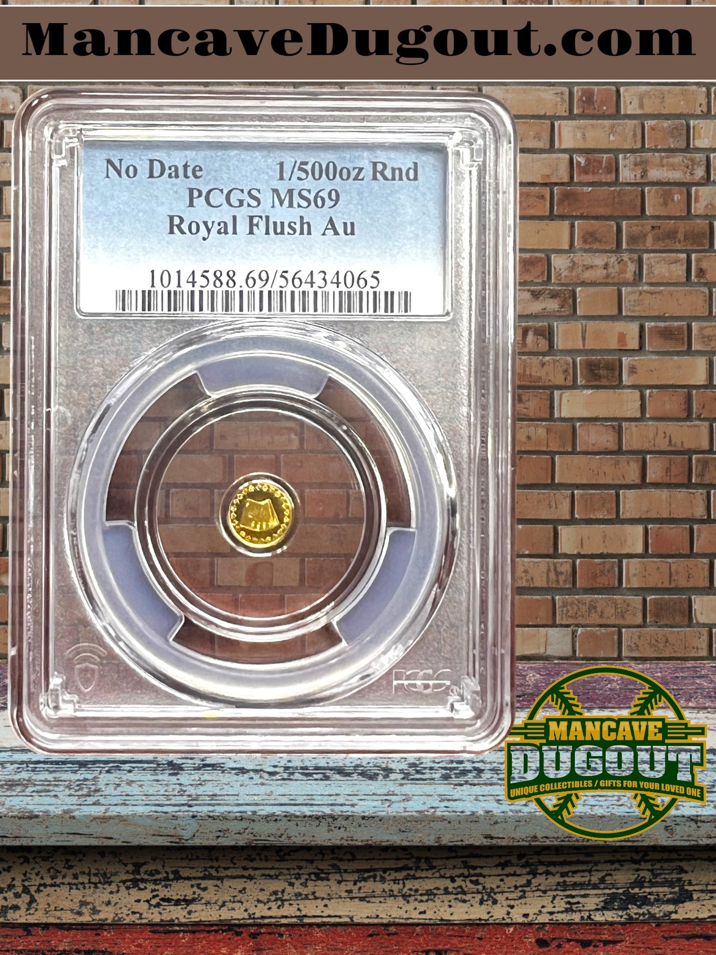 PCGS MS69 Royal Flush Gold Round – 1/500 oz .9999 Fine