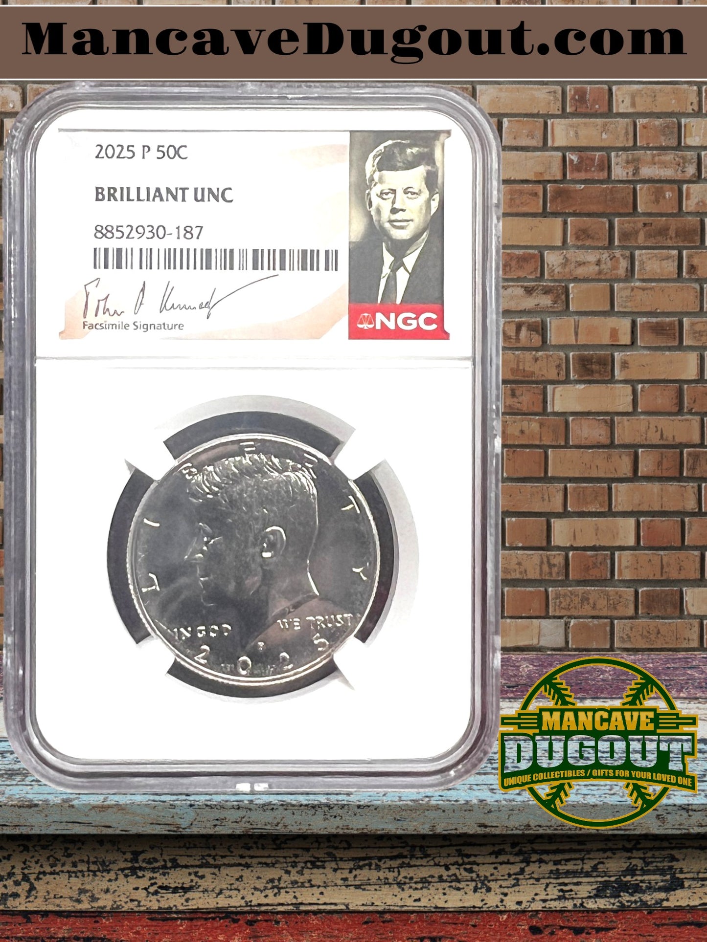 2025 P Kennedy Half Dollar – NGC BU