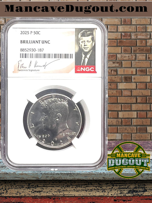 2025 P Kennedy Half Dollar – NGC BU