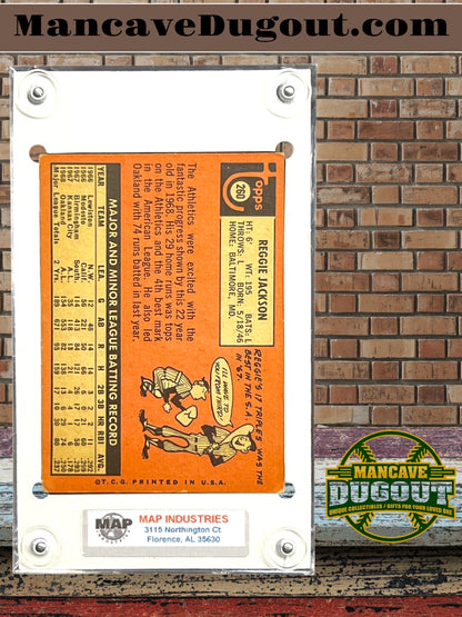 1969 Topps Reggie Jackson RC #260 – MAP 4