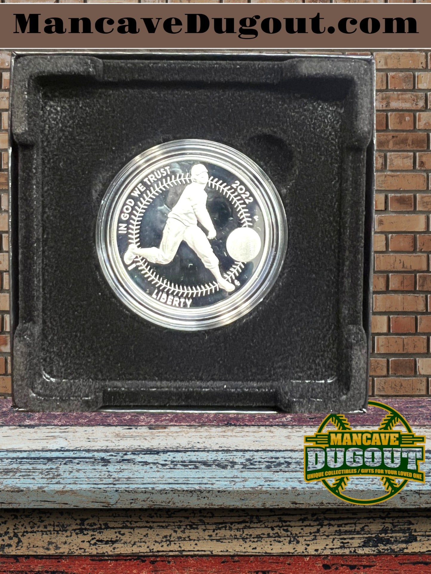 2022 - Negro Leagues Baseball Proof Silver Dollar