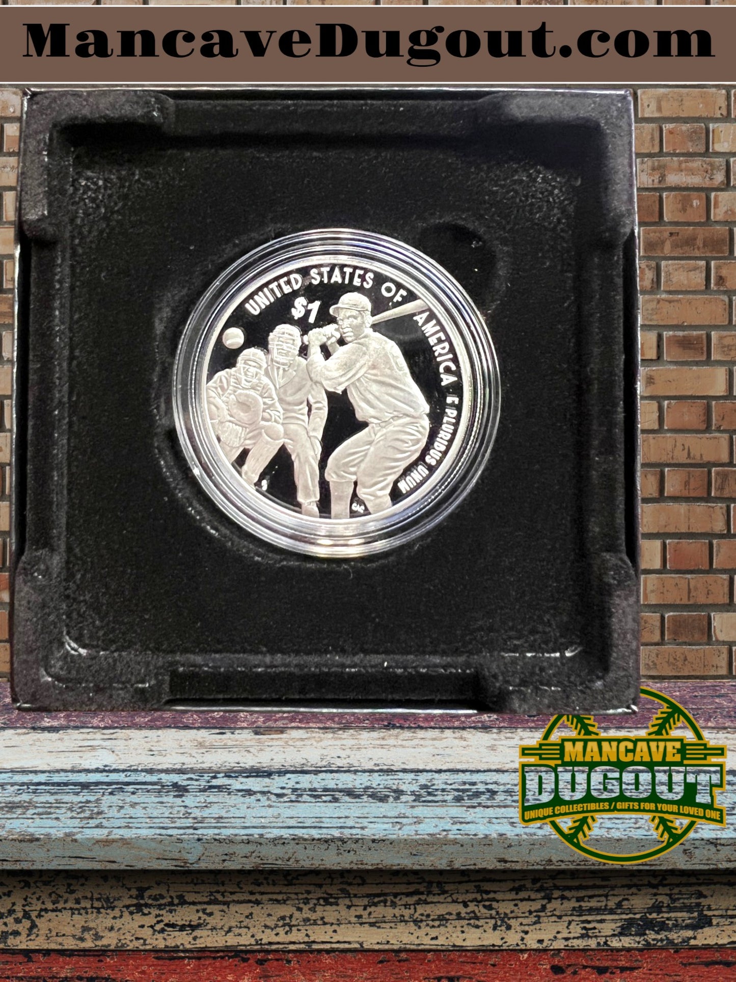 2022 - Negro Leagues Baseball Proof Silver Dollar