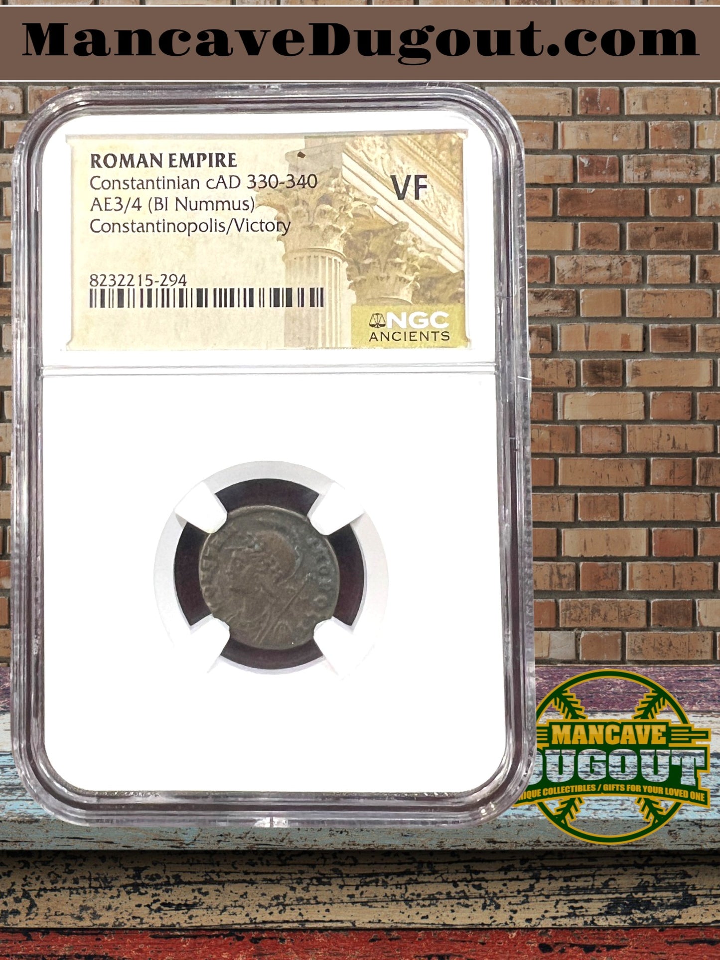Roman Empire – Constantinian - AE3/4 BI Nummus • c. AD 330–340 - VF • Attractive Circulated Example