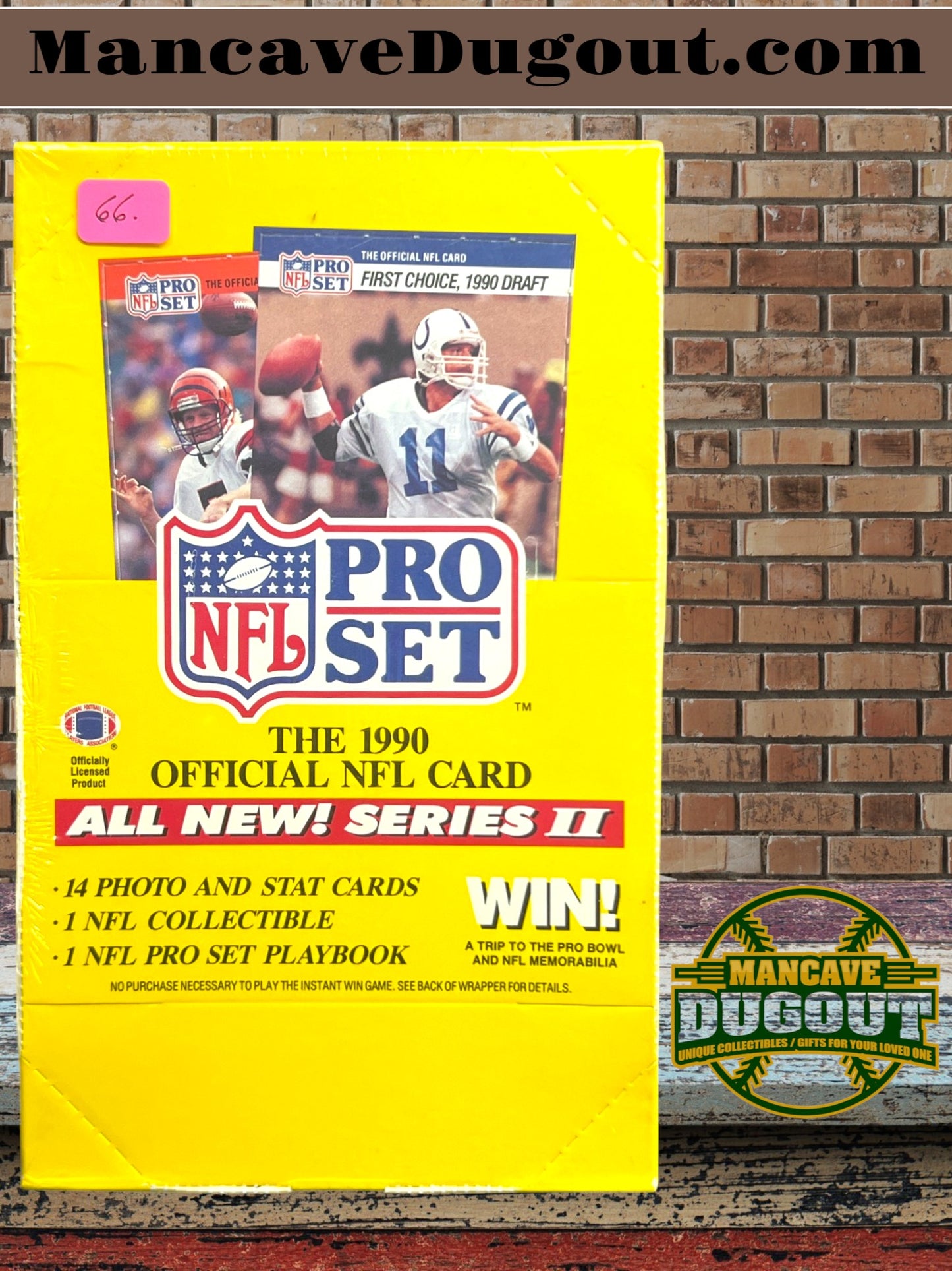 1990 NFL Pro Set – Football Series 2 - Factory Sealed Box • Original Wax • Emmitt Smith Rookie Chase