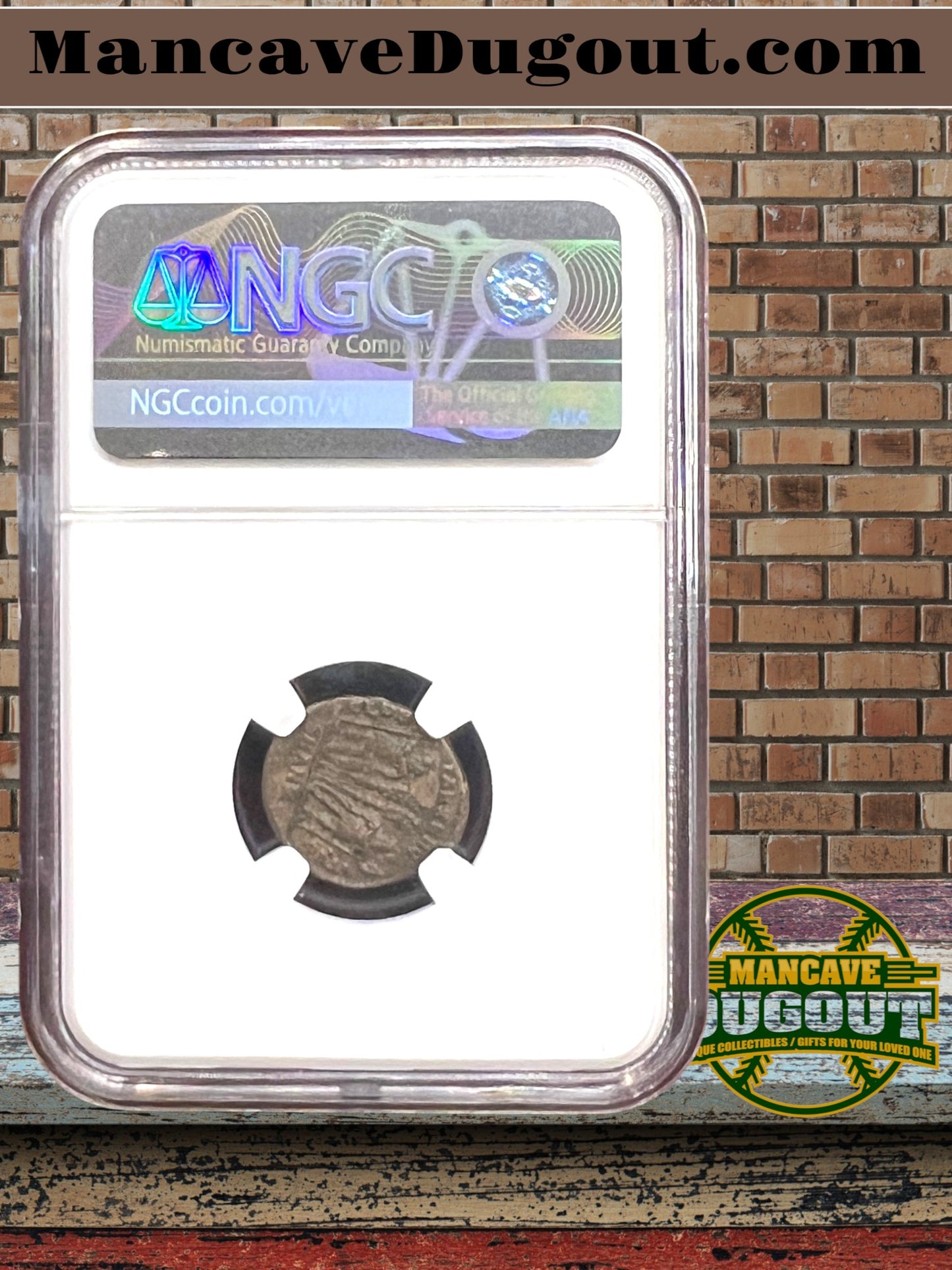 Roman Empire – Constantius II - AE3/4 BI Nummus • Issue as Caesar • AD 337–361-NGC VF