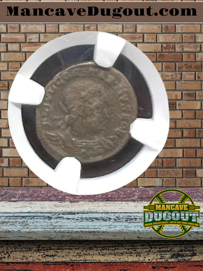 Roman Empire – Constantius II - AE3/4 BI Nummus • Issue as Caesar • AD 337–361-NGC VF