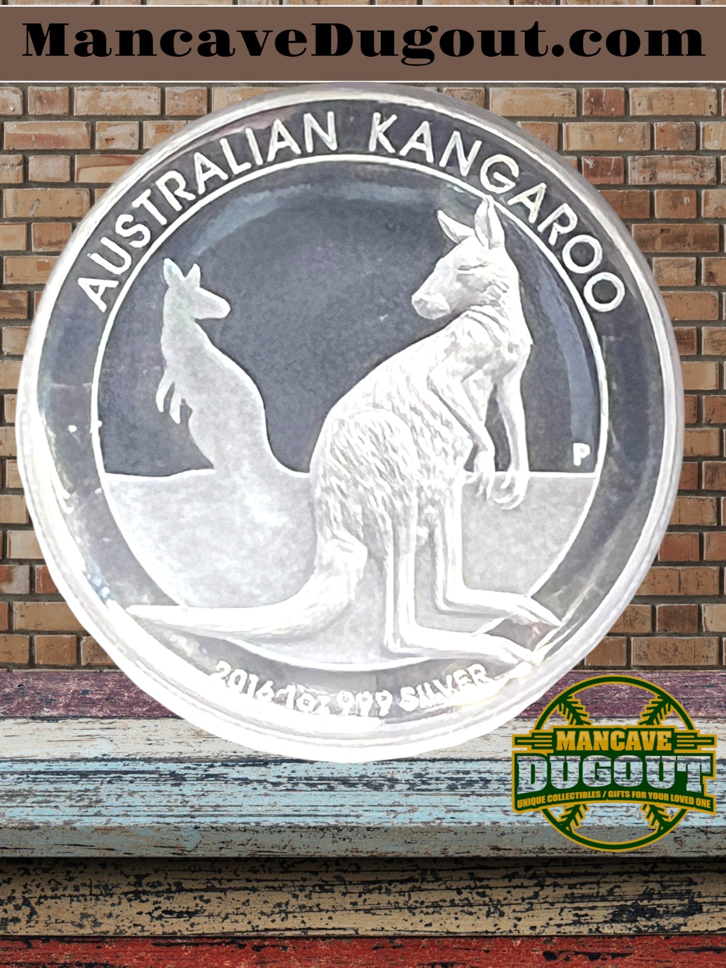 2016 P Australia S$1 Kangaroo-High Relief • NGC PF69 Ultra Cameo-“One of First 2500” – Early Release Designation