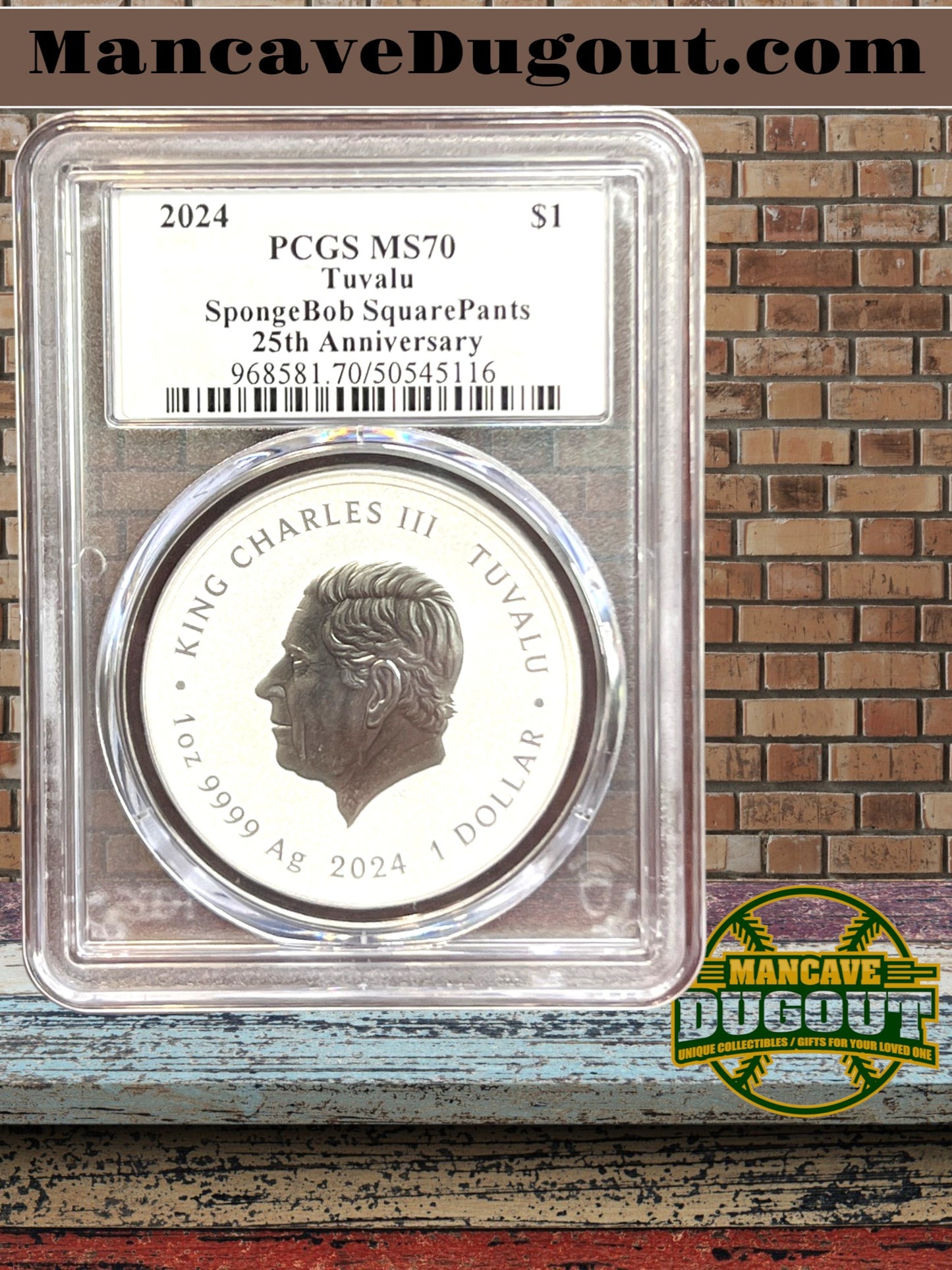 2024 Ultra Breaks Pop Culture - SpongeBob SquarePants – 25th Anniversary - PCGS MS70 – Silver Label