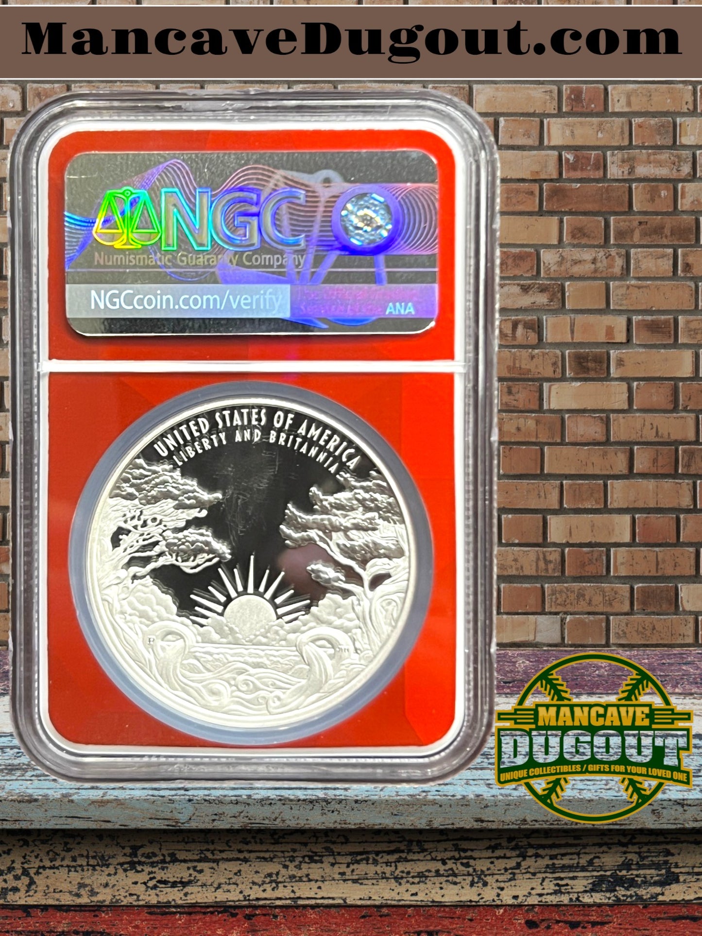 2024 P Liberty & Britannia Silver Medal - 1 oz .999 Fine Silver • PF70 Ultra Cameo • Philadelphia Mint