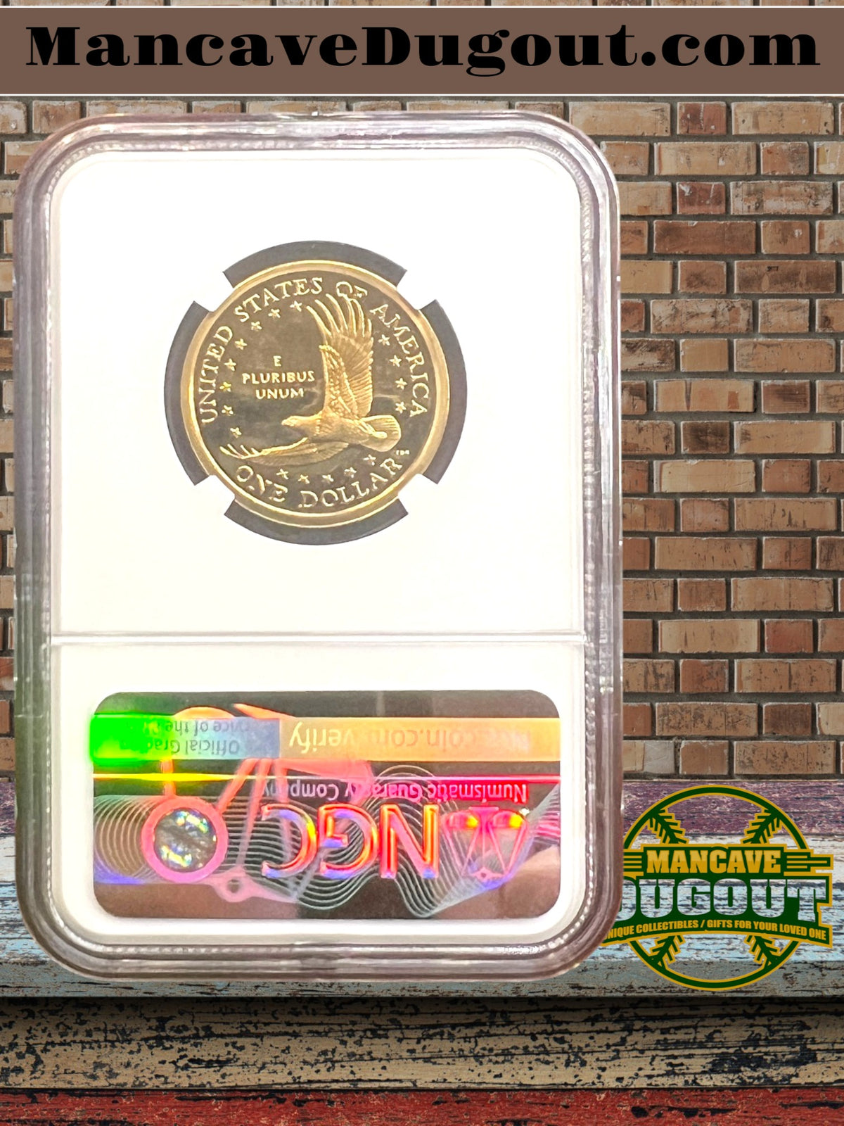 2004 S $1 Sacagawea Dollar — NGC PF67 Ultra Cameo - Proof Strike • South Beach Label • San Francisco Mint
