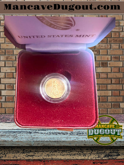 2019 W American Gold Eagle – 1/10 oz Proof (w/ Box)
