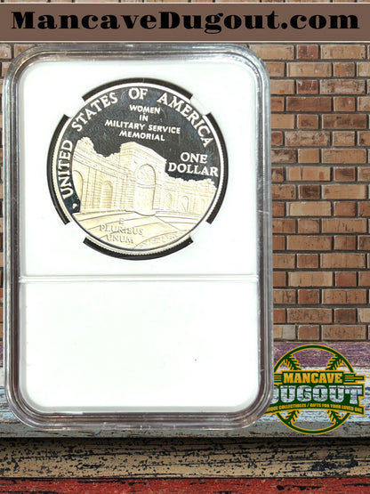 1994 P Women in Military Service Commemorative Silver Dollar – Proof • U.S. Mint Honoring America’s Women Veterans • 90% Silver