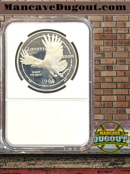 1994 P Prisoner of War (POW) Commemorative Silver Dollar – Proof Cameo Gem