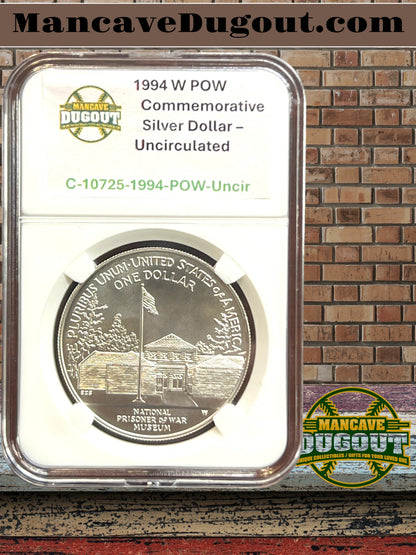 1994 W Prisoner of War Commemorative Silver Dollar – Uncirculated
