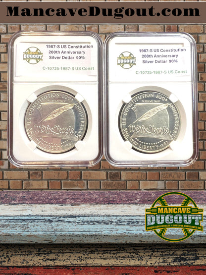1987 S U.S. Constitution 200th Anniversary Silver Dollar – Proof Cameo