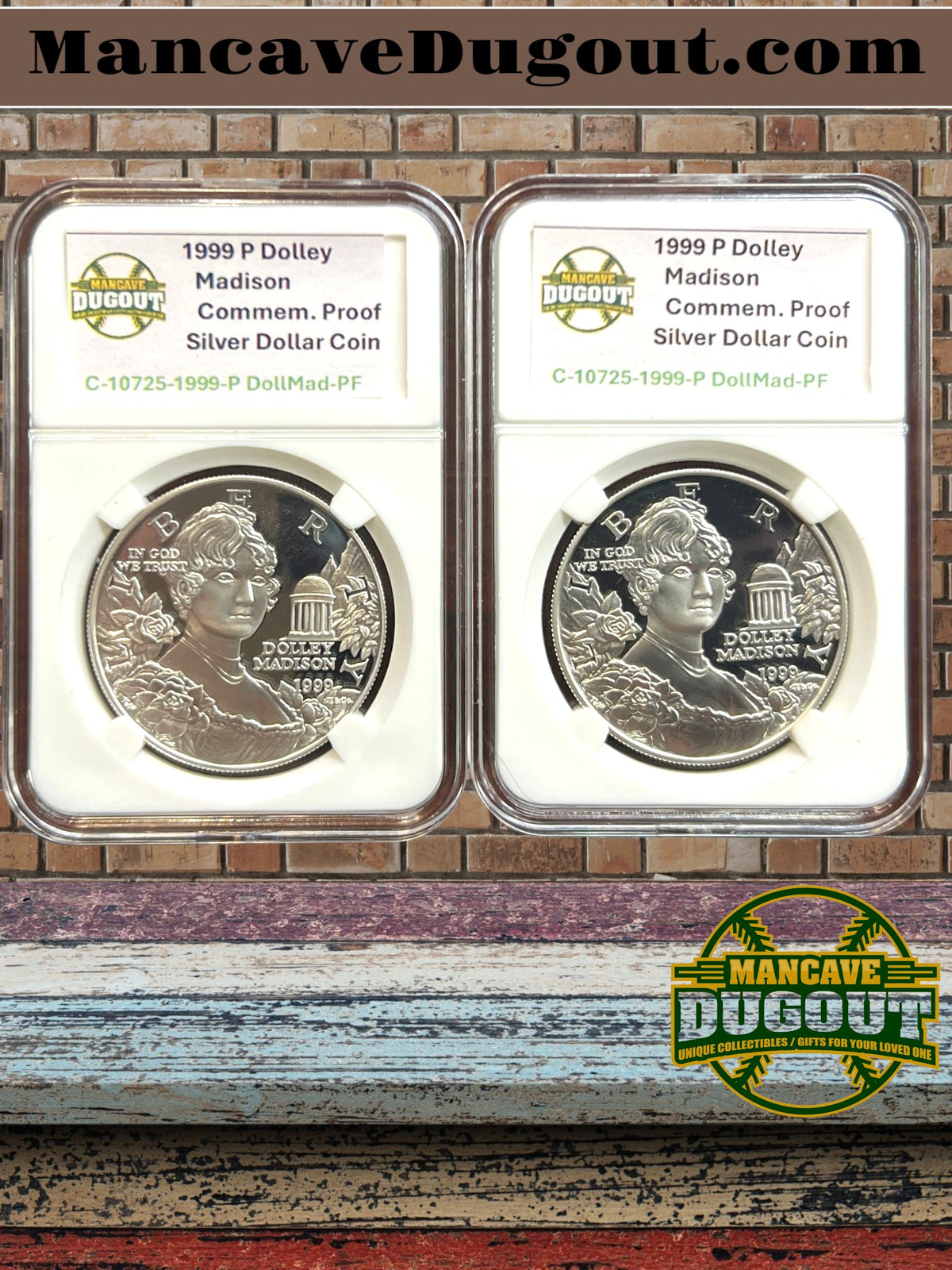 1999 P Dolley Madison Commemorative Silver Dollar – Proof Cameo