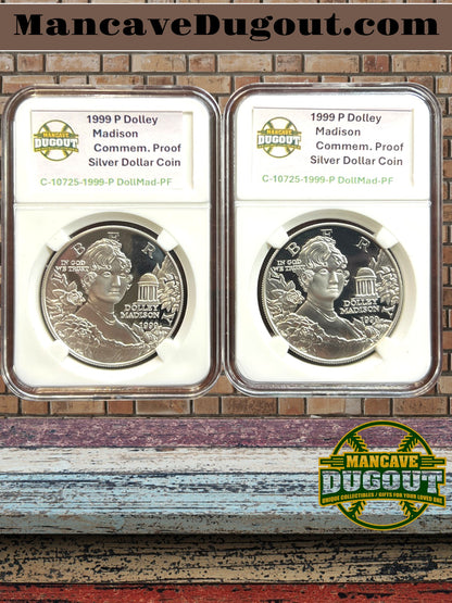 1999 P Dolley Madison Commemorative Silver Dollar – Proof Cameo