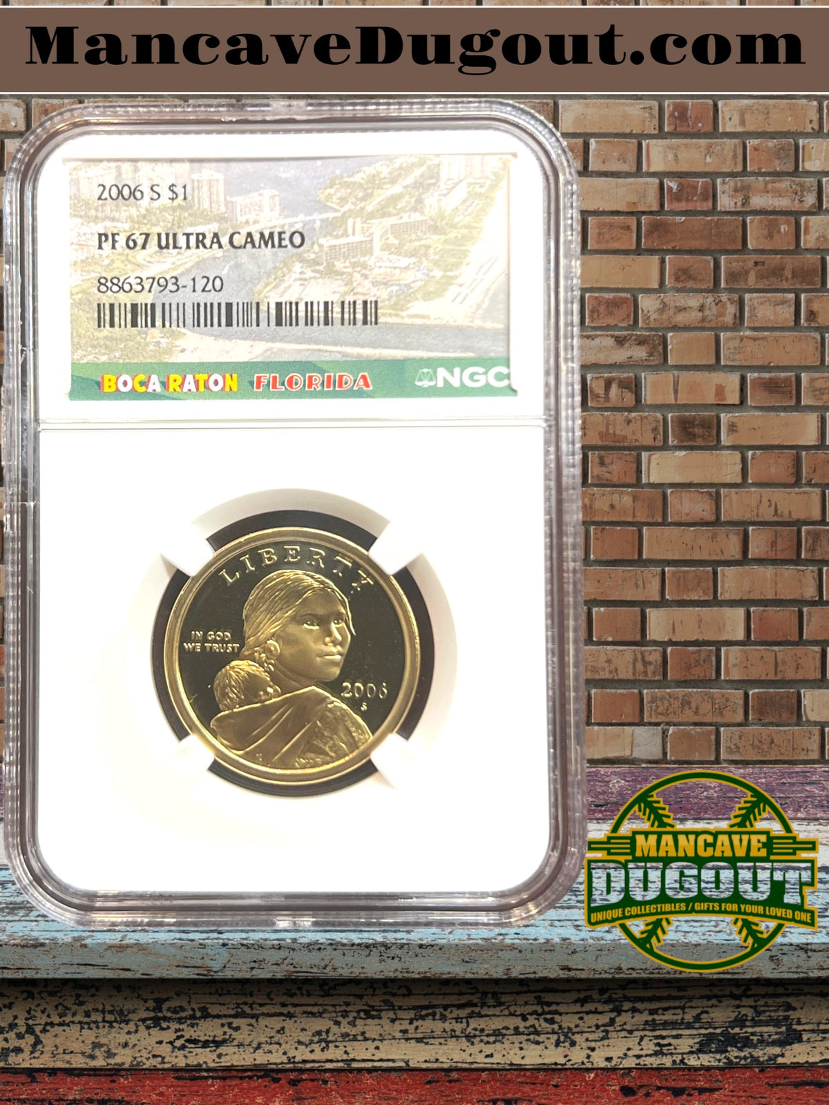 2006 S Sacagawea / Native American Dollar - NGC PF67 Ultra Cameo • San Francisco Mint • Proof Issue