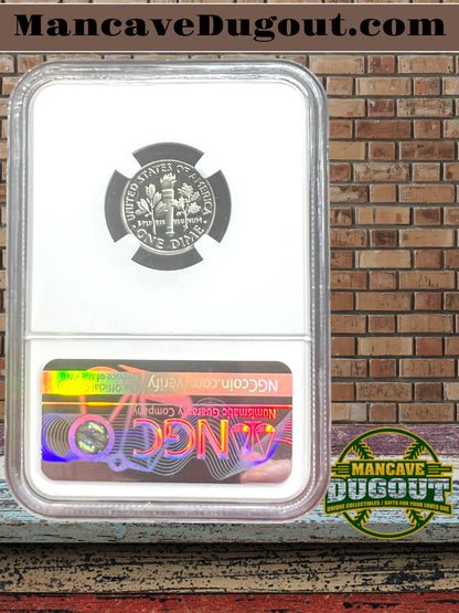 2002 S Roosevelt Dime – Clad Proof-NGC PF67 Ultra Cameo • San Francisco Mint