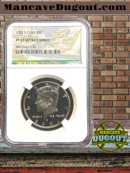 2002 S Kennedy Half Dollar — NGC PF67 Ultra Cameo - Modern Proof • San Francisco Mint