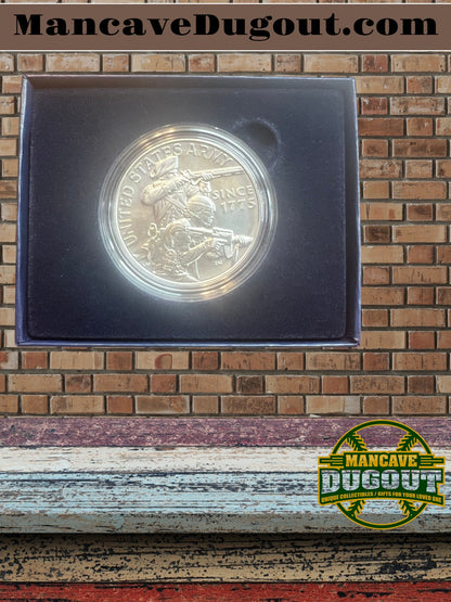 U.S. Mint Armed Forces Silver Medal – Army - 1 oz .999 Fine Silver • Proof Finish • Original Mint Packaging & COA