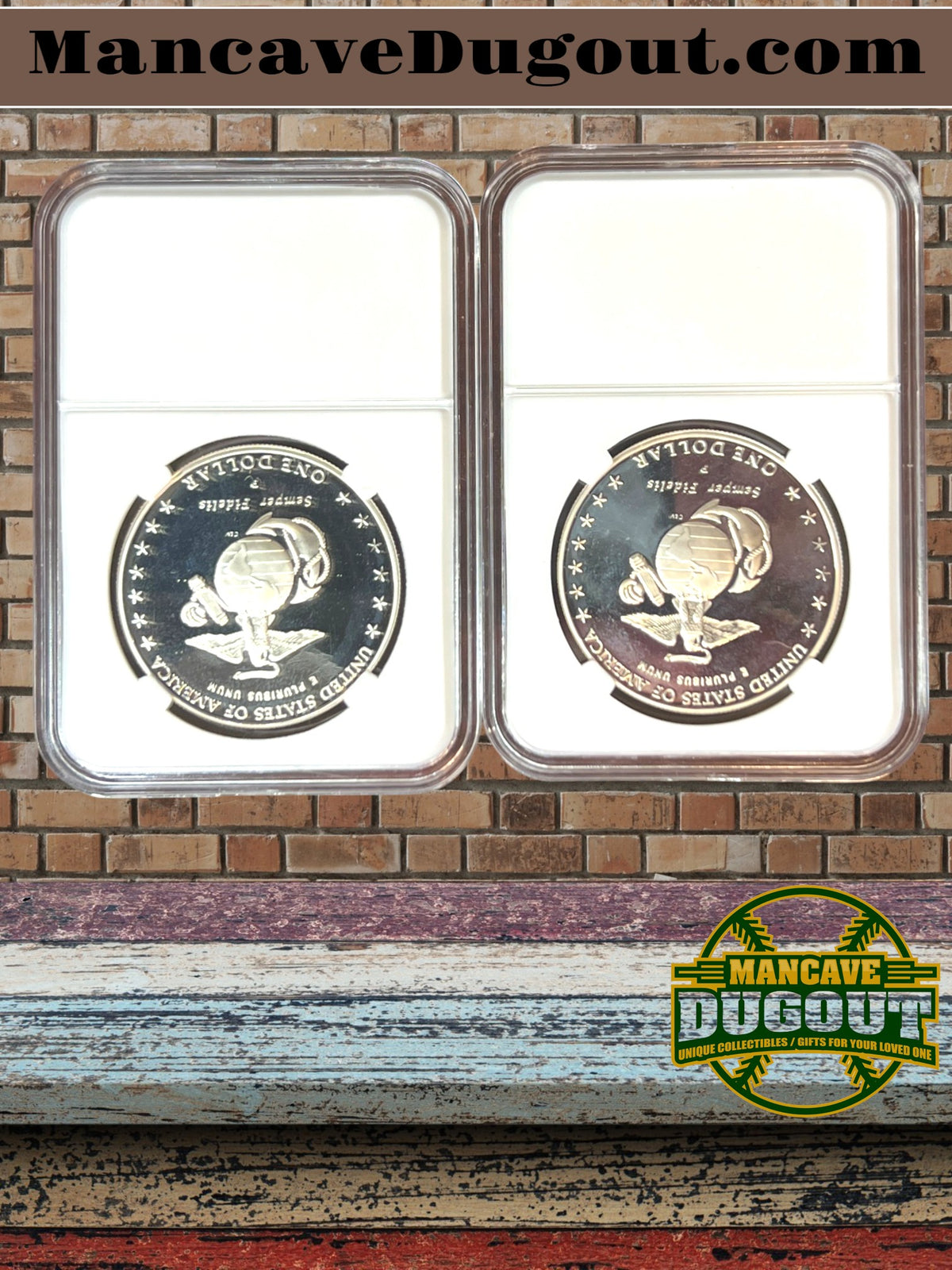 2005 P Marine Corps 230th Anniversary Silver Dollar – Proof