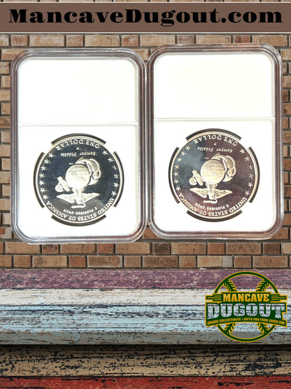 2005 P Marine Corps 230th Anniversary Silver Dollar – Proof
