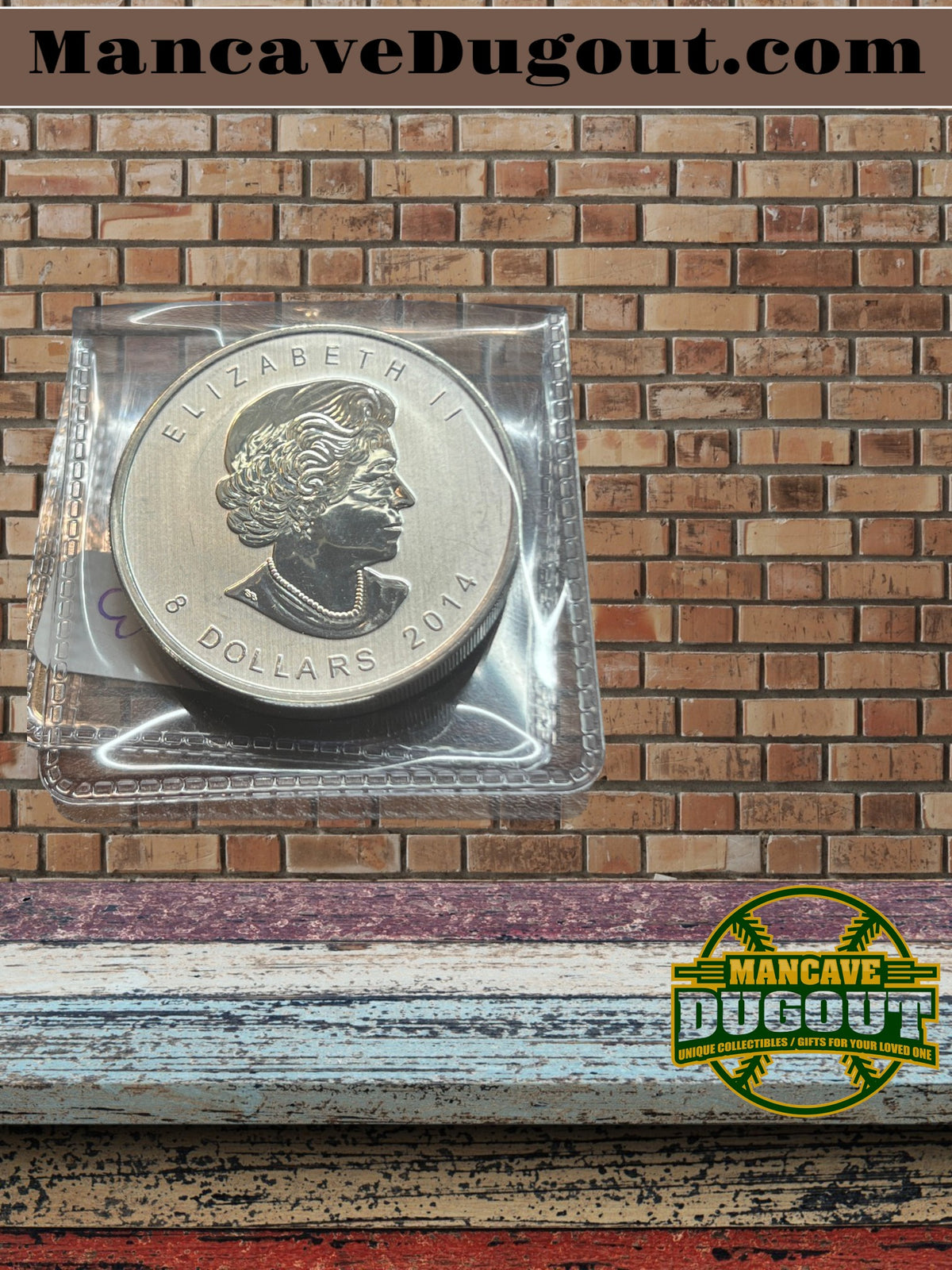2014 Canada Silver Wolf - 1.5 oz .9999 Fine Silver • Canadian Wildlife Series Brilliant Uncirculated