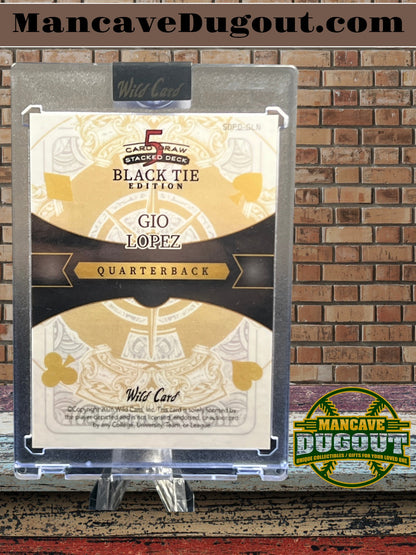 2026 Wild Card Black Tie Edition - Gio Lopez — Jack of Diamonds • 1/1