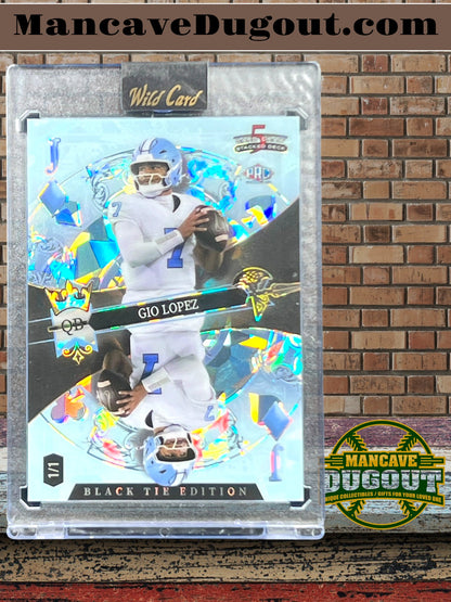 2026 Wild Card Black Tie Edition - Gio Lopez — Jack of Diamonds • 1/1
