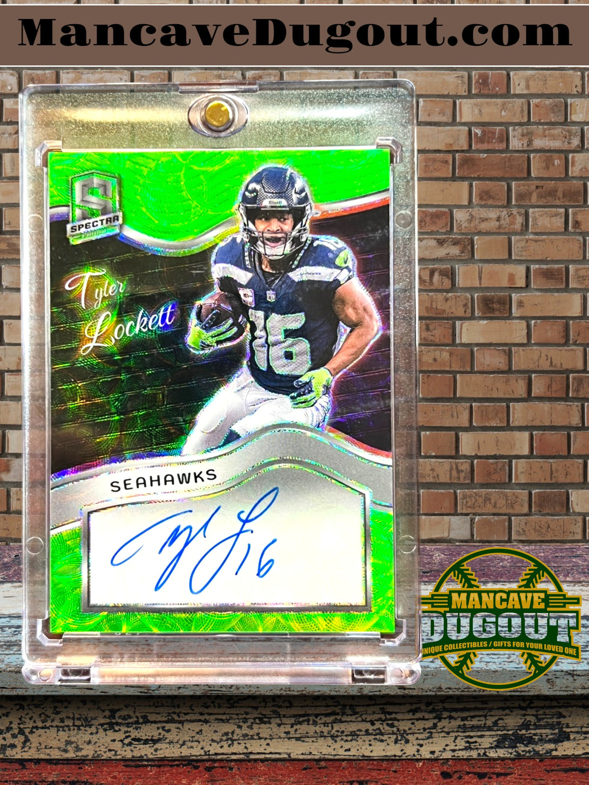 Tyler Lockett 2024 Panini Spectra Colorgraphs Neon Green #TLT – 09/35