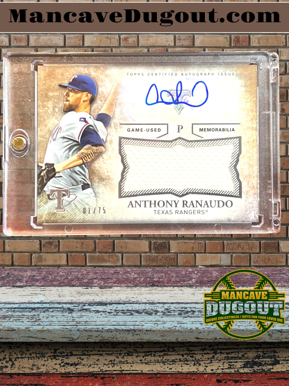 2015 Topps Triple Threads Anthony Ranaudo RPA — 01/75 - Rookie Patch Autograph • First Print • #UAJR AR