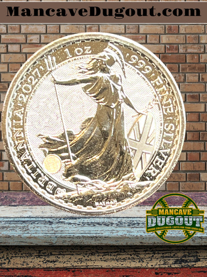 2027 Great Britain Britannia — 30th Anniversary - 1 oz .999 Fine Silver • Bullion Issue - NEW