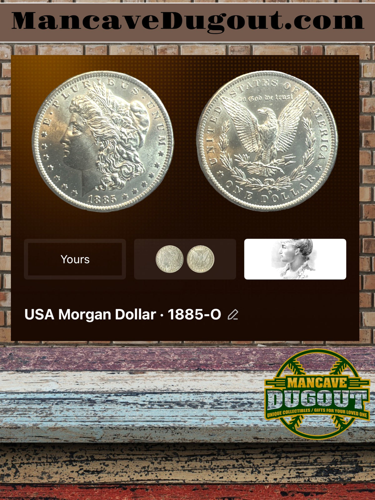 1885-O Morgan Silver Dollar AU-58 Computer Graded – New Orleans