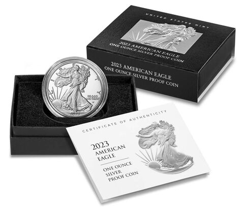 2023 American Eagle One Ounce Silver Proof Coin-W