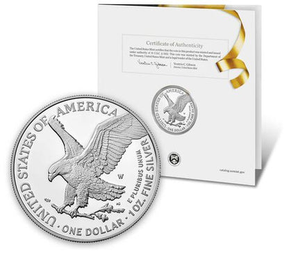 2023 American Eagle One Ounce Silver Proof Coin - Congratulations