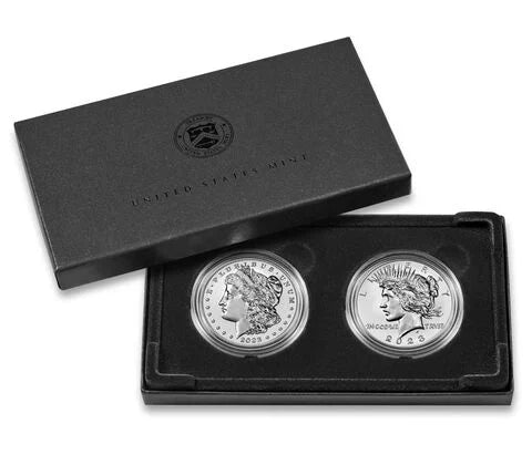 2023 Morgan and Peace Dollar Two-Coin Reverse Proof Set