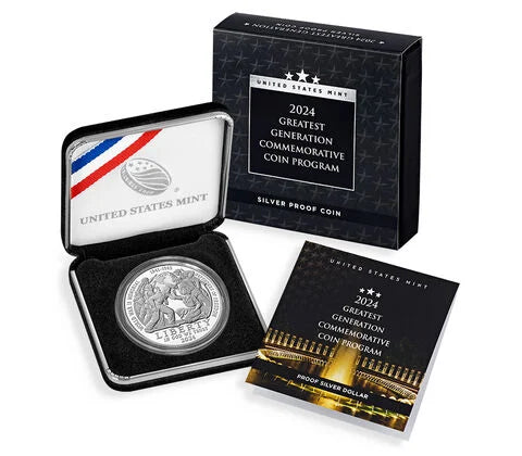 2024 Greatest Generation Proof Silver Dollar