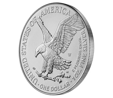 American Eagle 2024 One Ounce Silver Uncirculated Coin -  WEST POINT (W)