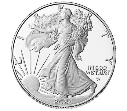 2024 - American Eagle One Ounce Silver Proof Coin - S