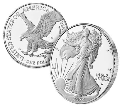 2024 - American Eagle One Ounce Silver Proof Coin - S