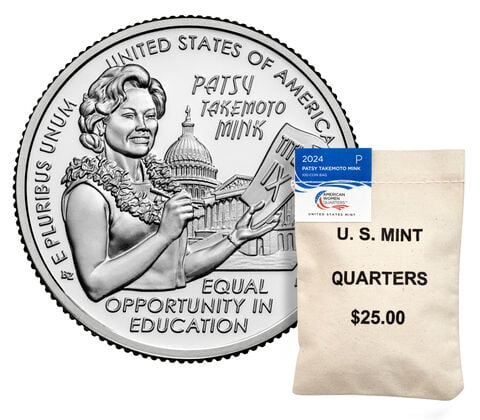 American Women Quarters 2024 Bags - Patsy Takemoto Mink - P