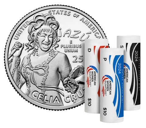 2024 - American Women Quarters - 3 Rolls - Celia Cruz - MULTI (D)(P)(S)