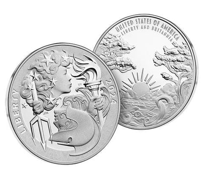 2024 Liberty & Britannia Silver Medal - PHILADELPHIA (P)