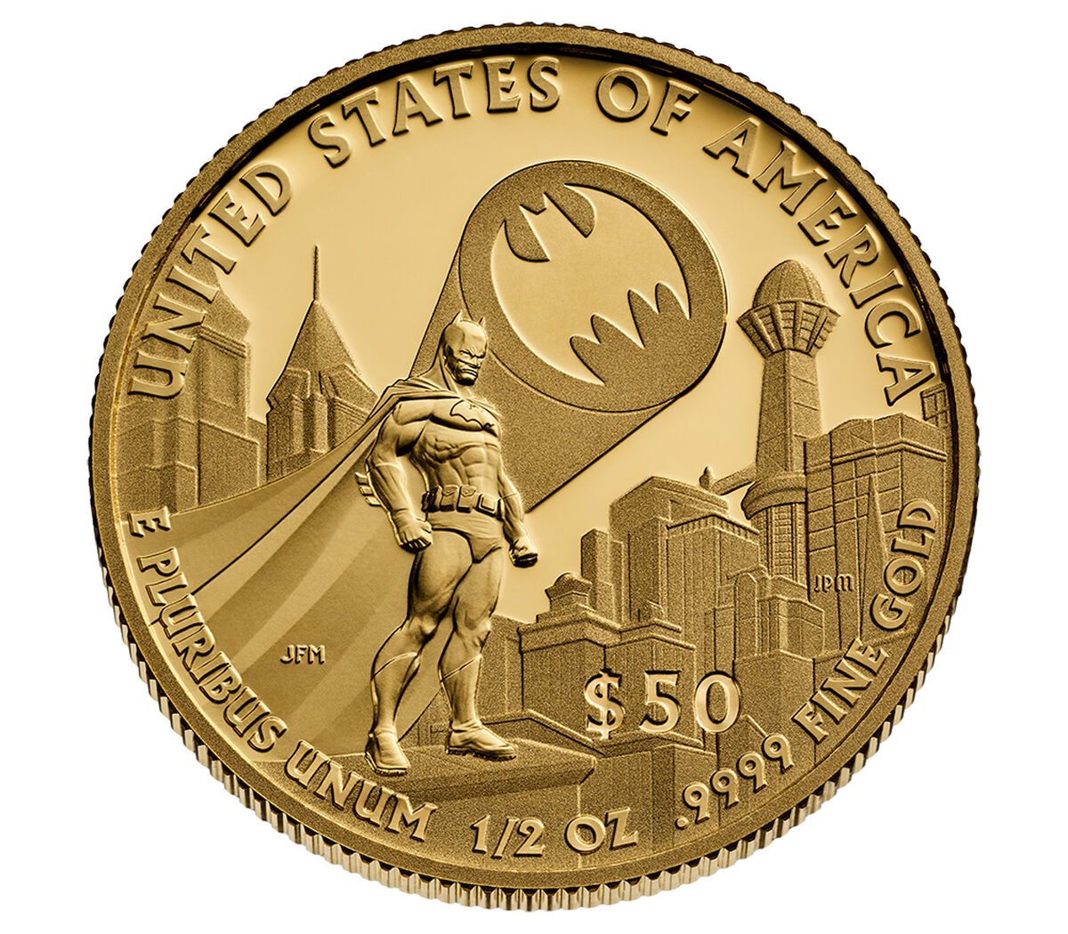 2025-Comic Art 24-Karat Gold Proof Coin – Batman™